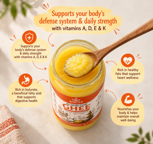 Desi Cow Ghee — A2 Bilona Method (500ml)