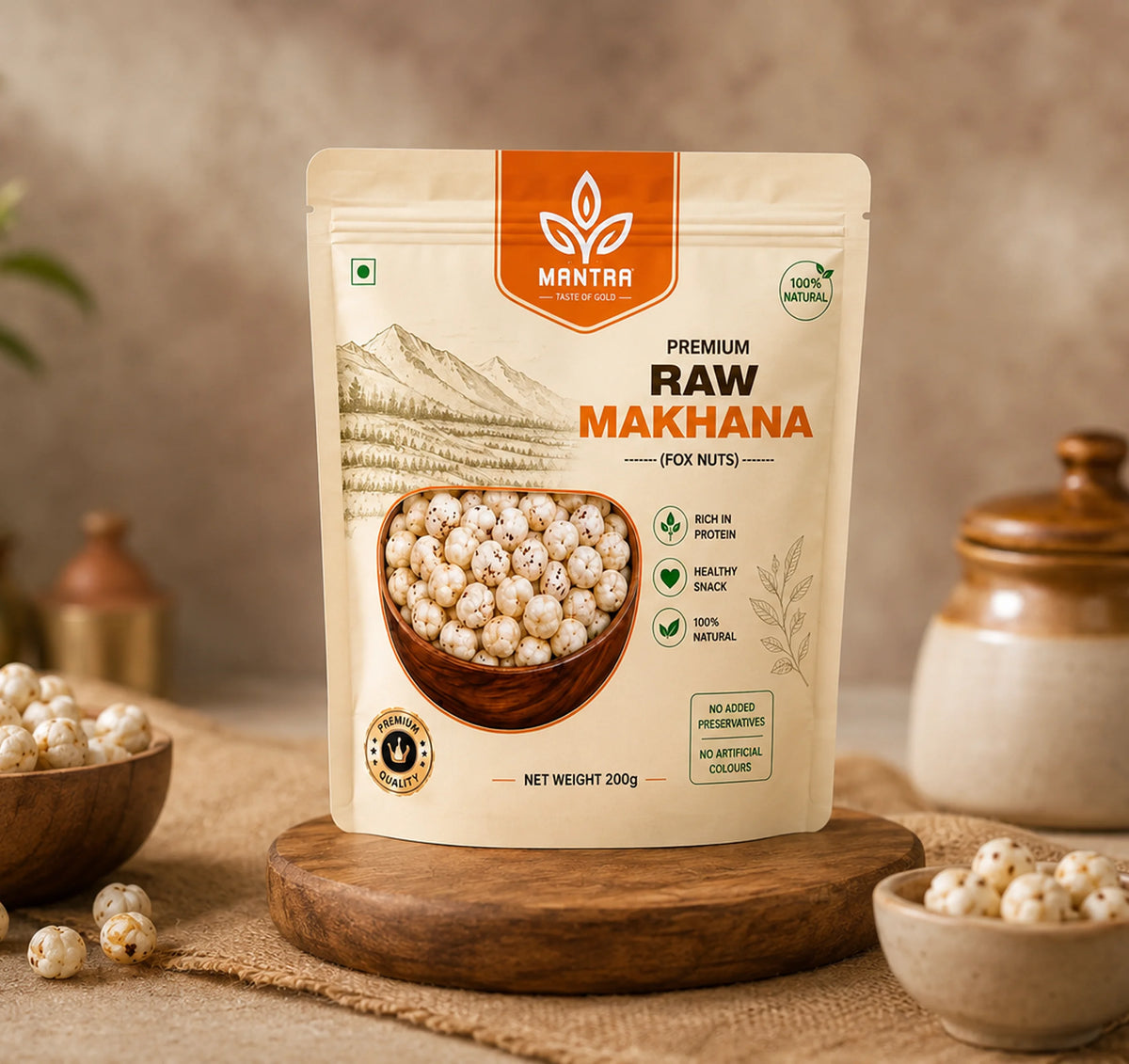 Raw Makhana 250gm